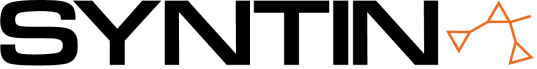Black Syntin brand logo